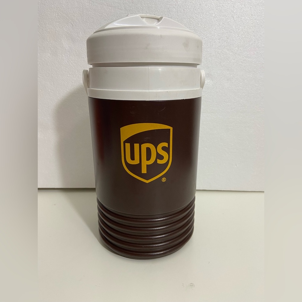 UPS United Parcel Service 1/2 Gallon Water Jug Cooler By Igloo Made In USA